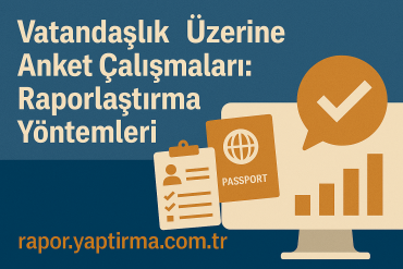 Vatandaşlık Üzerine Anket Çalışmaları Raporlaştırma Yöntemleri - Rapor Yaptırma Merkezi
