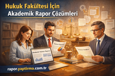 Hukuk Fakültesi İçin Akademik Rapor Çözümleri - Rapor Yaptırma Merkezi