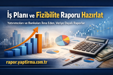 İş Planı ve Fizibilite Raporu Hazırlat - Rapor Yaptırma Merkezi İş Planı ve Fizibilite Raporu Hazırlat başlığıyla yükselen grafiklerle dolu masa ve para sembolleriyle finansal sahne